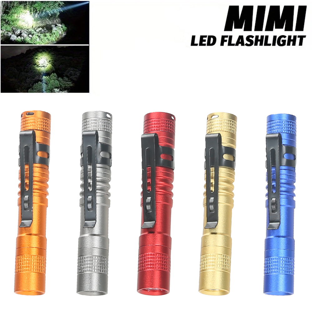 Outdoor Camping Accessories - 미니 휴대용 LED 펜 라이트 클립