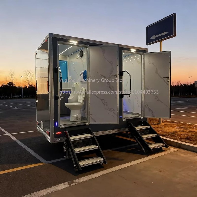 Portable Camp Toilet - 이동식 화장실 트레일러 고급 이동식 욕실