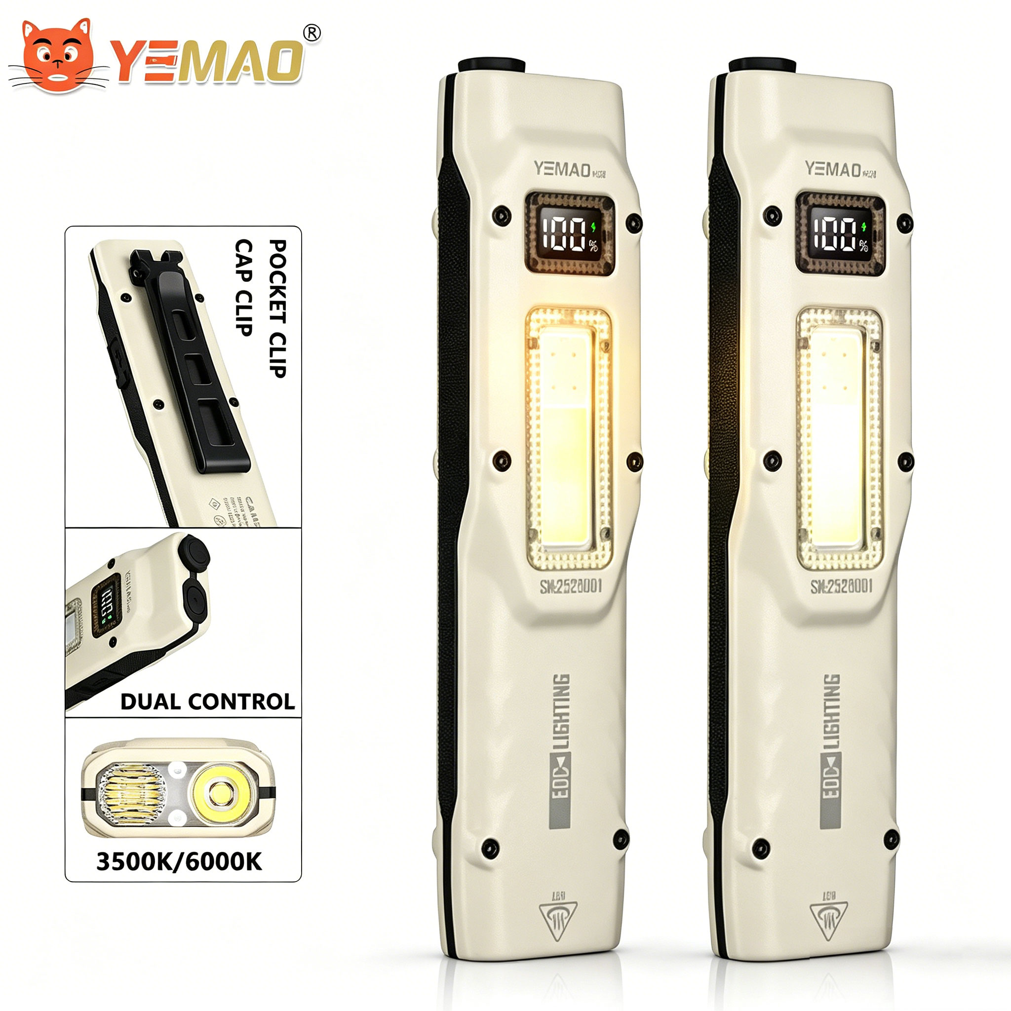 Outdoor Camping Accessories - 휴대용 880LM YEMAO M28 양방향 클램프