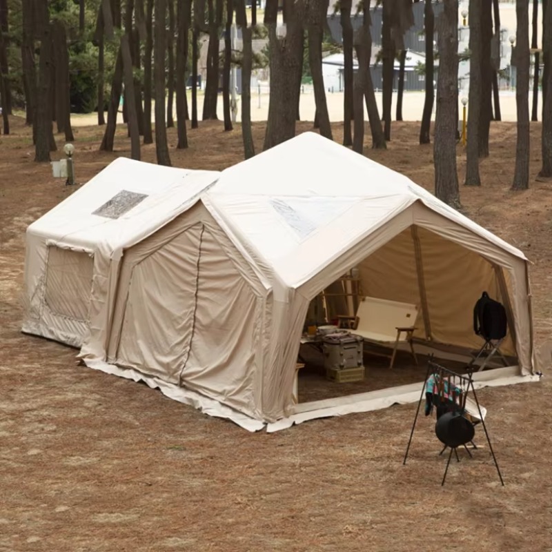 Outdoor Camping Inflatable Tent - 2025 대형 럭셔리 5~7인용 방수 내구성