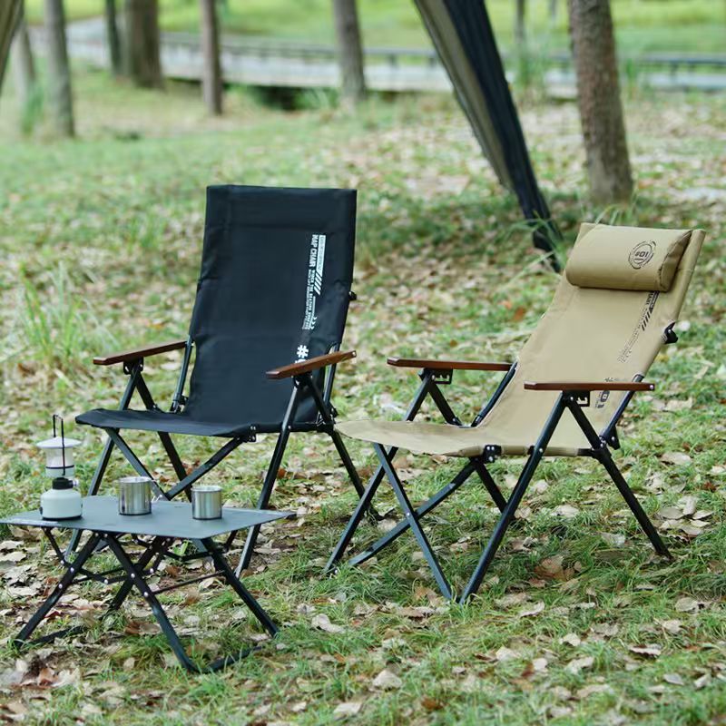 Outdoor Camping Hammock Chair - 접이식 하이백 비치 캠핑 의자 4단계