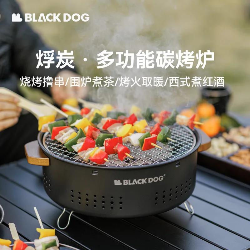 Outdoor Camping Oven - 네이처하이크 BLACKDOG 바베큐 숯불 오븐 홈