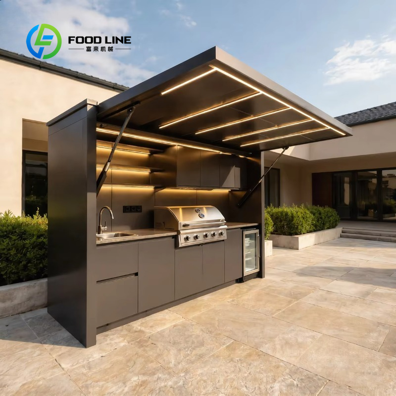 Outdoor Camping Oven - 맞춤형 고급 스테인리스 스틸 모듈식 야외