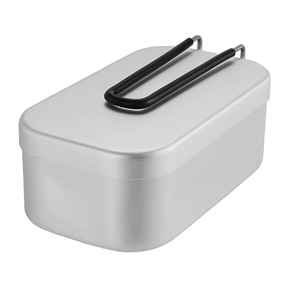 Camp Utensil Set - 800ML 알루미늄 도시락 상자 야외 캠핑