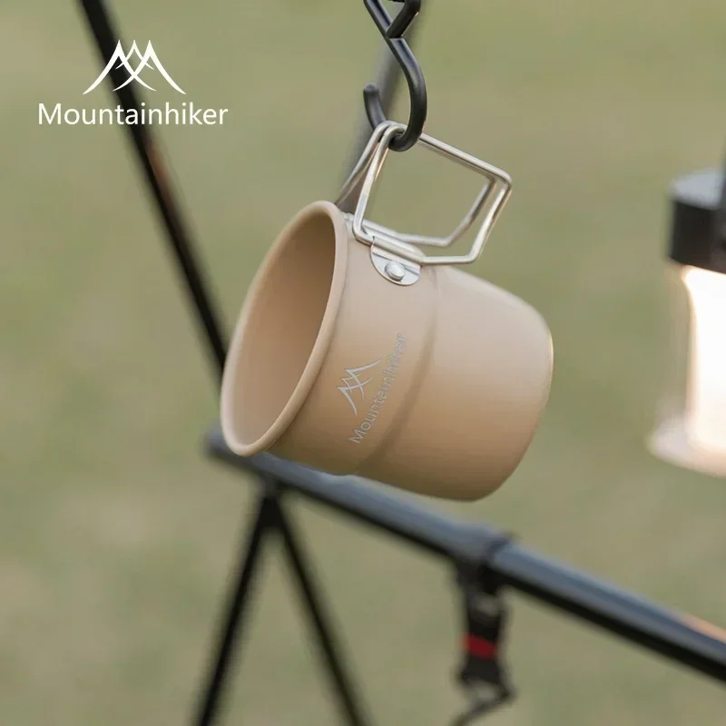 Camp Utensil Set - 알루미늄 캠핑 컵 MOUNTAINHIKER 휴대용 하이킹