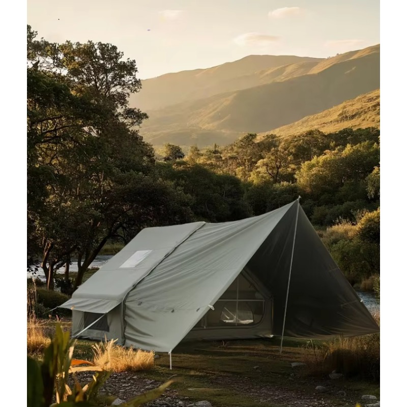 Outdoor Camping Inflatable Tent - 야외 캠핑용 에어 텐트 6+6 평방피트
