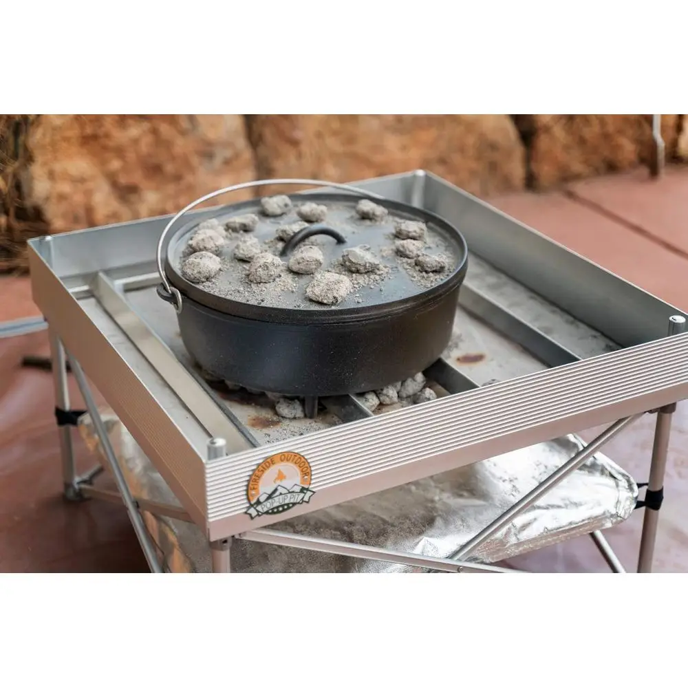 Outdoor Camping Oven - 휴대용 야외 더치 오븐 테이블 세트