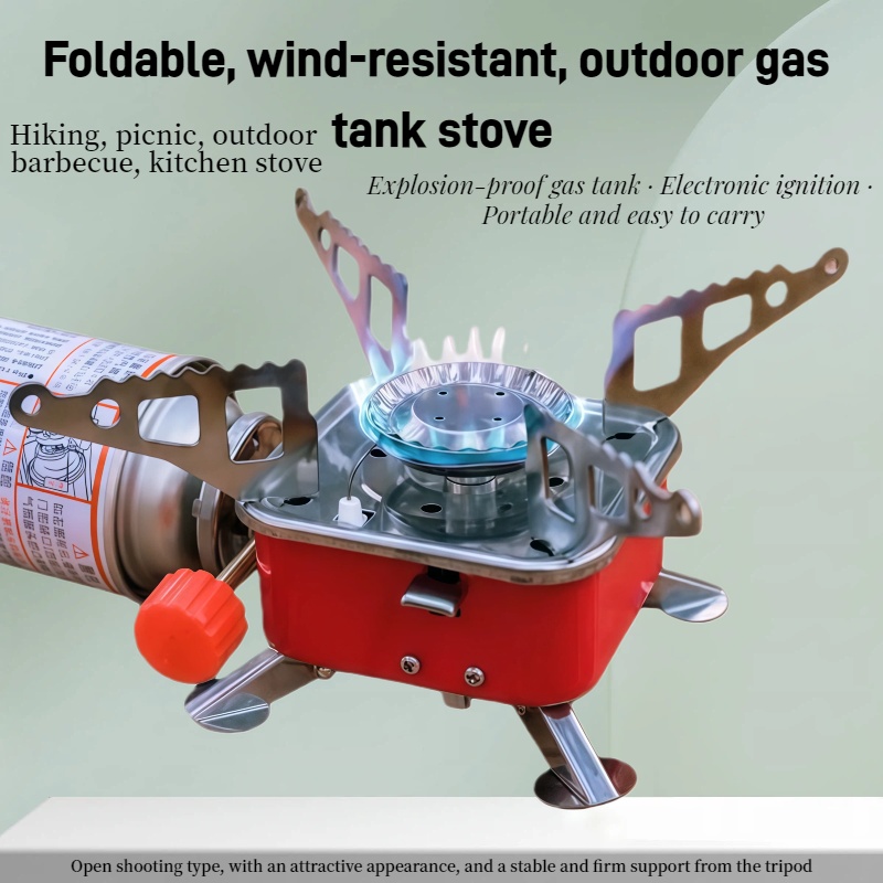 Outdoor Camping Oven - 야외용 미니 사각 스토브 캠핑 조리기구