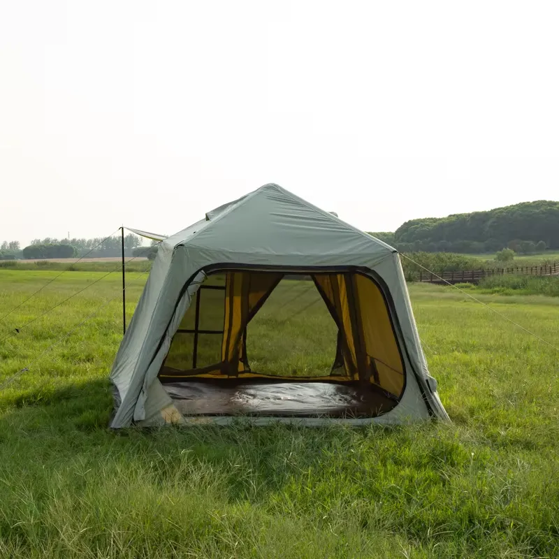 Outdoor Camping Inflatable Tent - 방수 휴대용 옥스포드 원단 에어 텐트,