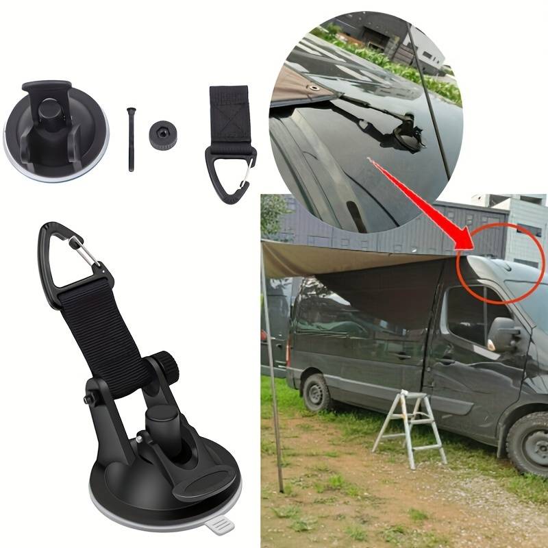 Outdoor Camping Accessories - 4개입 모터홈 차량 흡착컵 앵커 고정