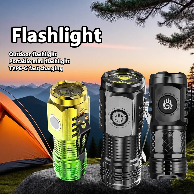 Outdoor Camping Decor - 슈퍼 밝은 미니 LED 손전등 토치