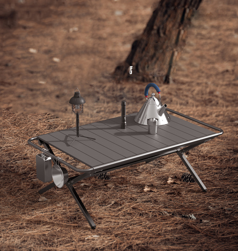 Outdoor Camping Cooking Table - 휴대용 캠핑 사이드 테이블 초경량 알루미늄
