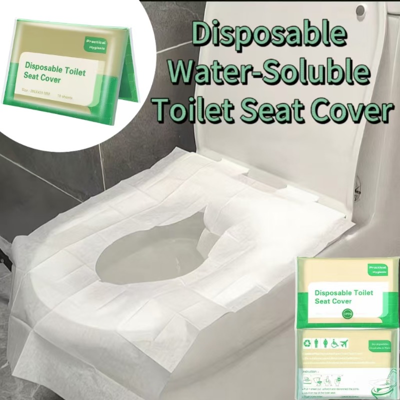 Portable Camp Toilet - 10-300개 일회용 변기 시트 커버 휴대용