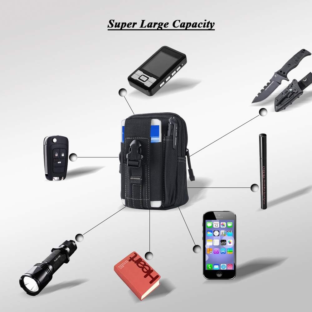 전술 몰리 벨트 파우치 군용 허리 가방 EDC 도구 주 - Outdoor Camping Accessories 리뷰 및 가격