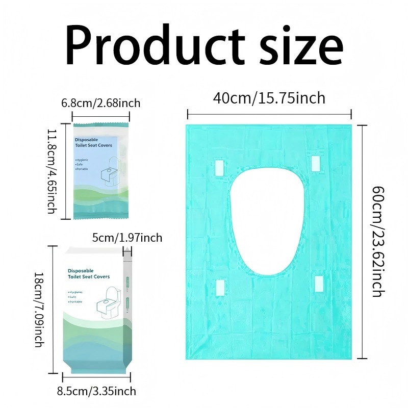 10/20pcs 휴대용 일회용 변기 시트 커버 호텔 욕 - Portable Camp Toilet 리뷰 및 가격
