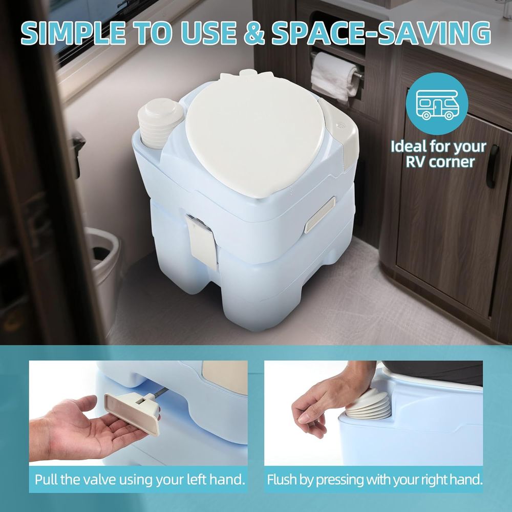 YITAMOTOR 5.28갤런 휴대용 캠핑 화장실, 사 - Portable Camp Toilet 리뷰 및 가격