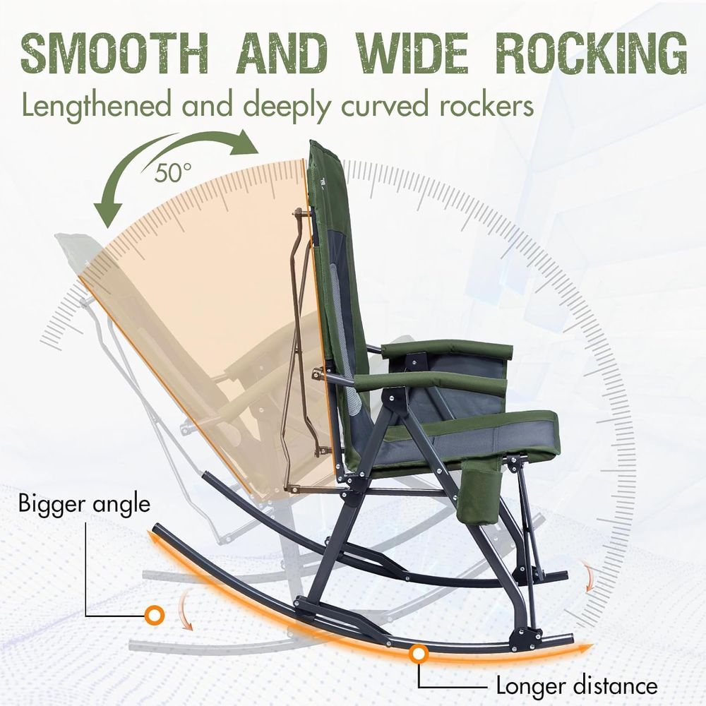 대형 접이식 로킹 캠핑 의자 포탈레 아웃도어 400 l - Outdoor Camping Rocker 리뷰 및 가격