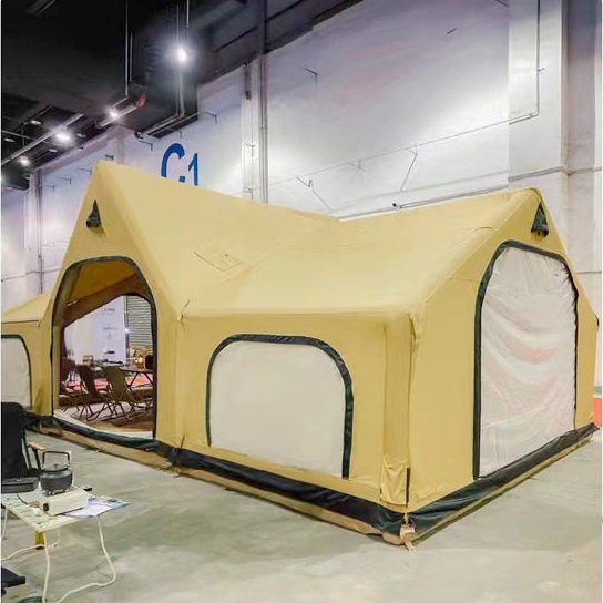 32.0제곱미터 빠른 설치 야외 캠핑용 투룸 원홀 풍선 - Outdoor Camping Inflatable Tent 리뷰 및 가격
