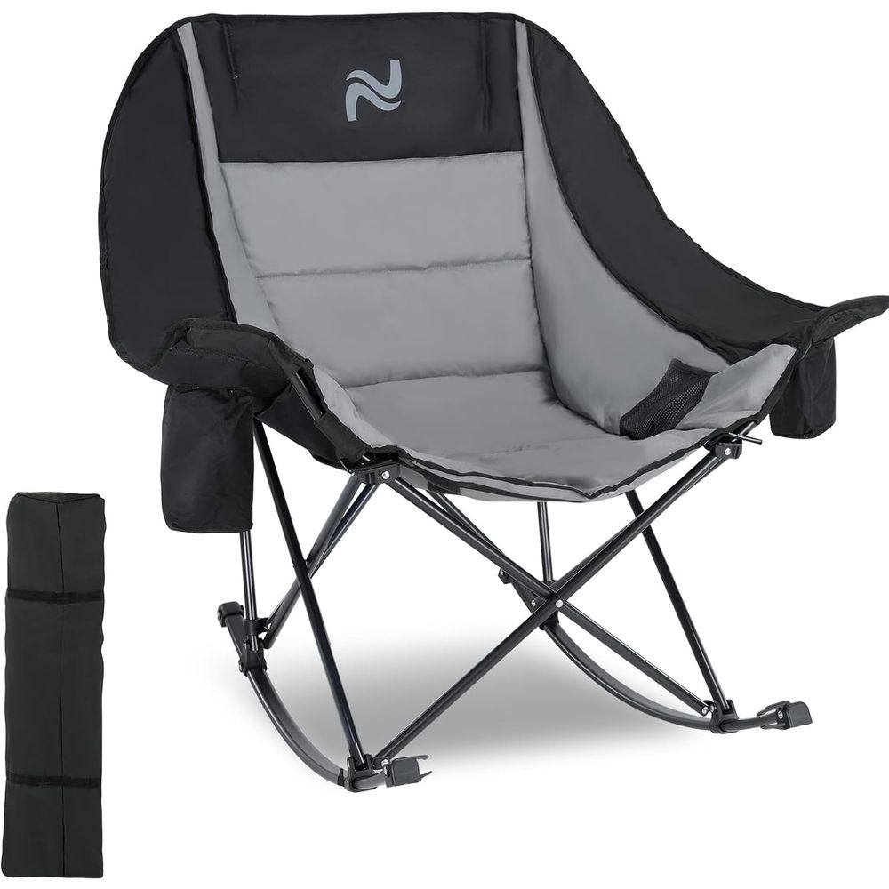 휴대용 야외 흔들의자(쿨러백 포함) - 400lbs(약 - Outdoor Camping Rocker 리뷰 및 가격