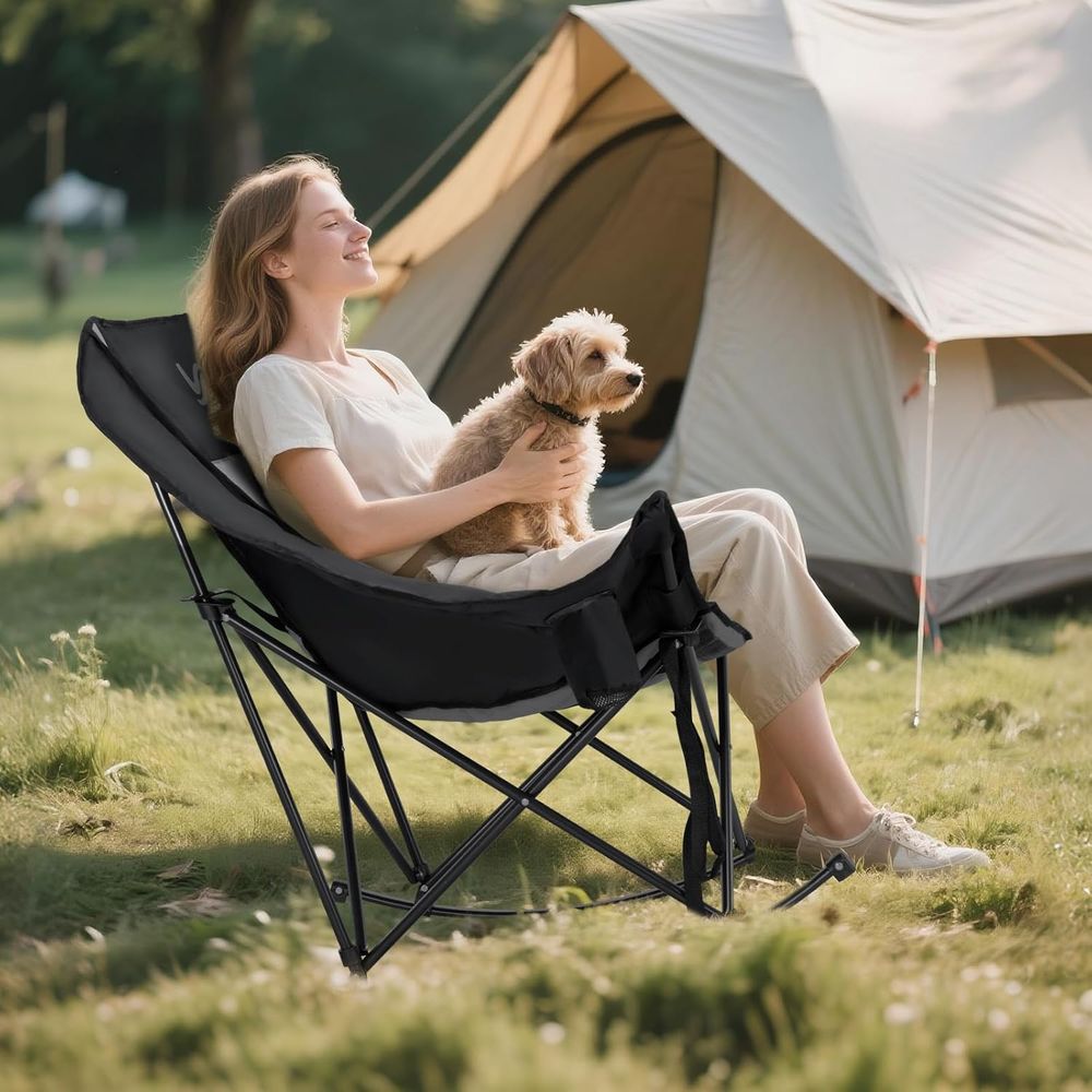 휴대용 야외 흔들의자(쿨러백 포함) - 400lbs(약 - Outdoor Camping Rocker 리뷰 및 가격