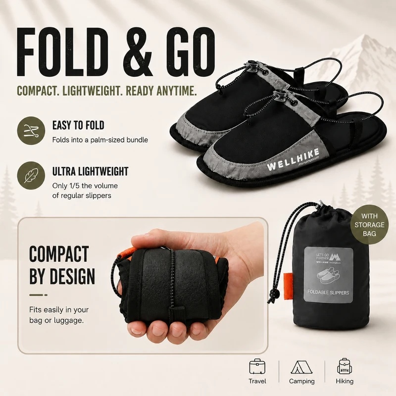 퀵 드라이 캠핑 슬리퍼 웨이딩 슬리퍼 접이식 워터 슈즈 - Outdoor Camping Items 리뷰 및 가격