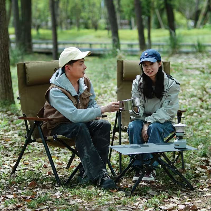 접이식 하이백 비치 캠핑 의자 4단계 조절 가능 철제  - Outdoor Camping Hammock Chair 리뷰 및 가격
