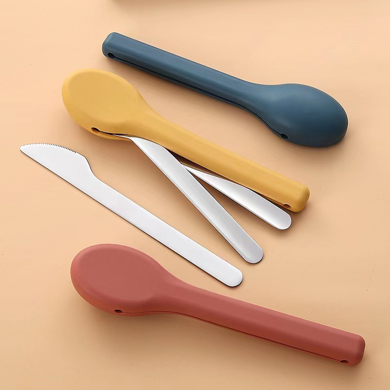 3피스 휴대용 플랫웨어 포켓 용품 세트 점심 여행 캠핑 - Camp Utensil Set 리뷰 및 가격