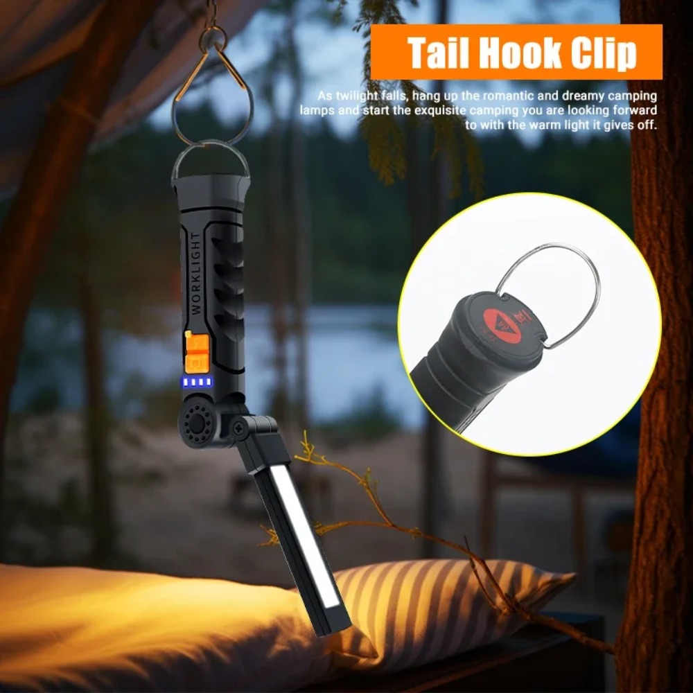야외 캠핑을 위한 내장 배터리가 있는 자기 비상 작업  - Outdoor Camping Accessories 리뷰 및 가격