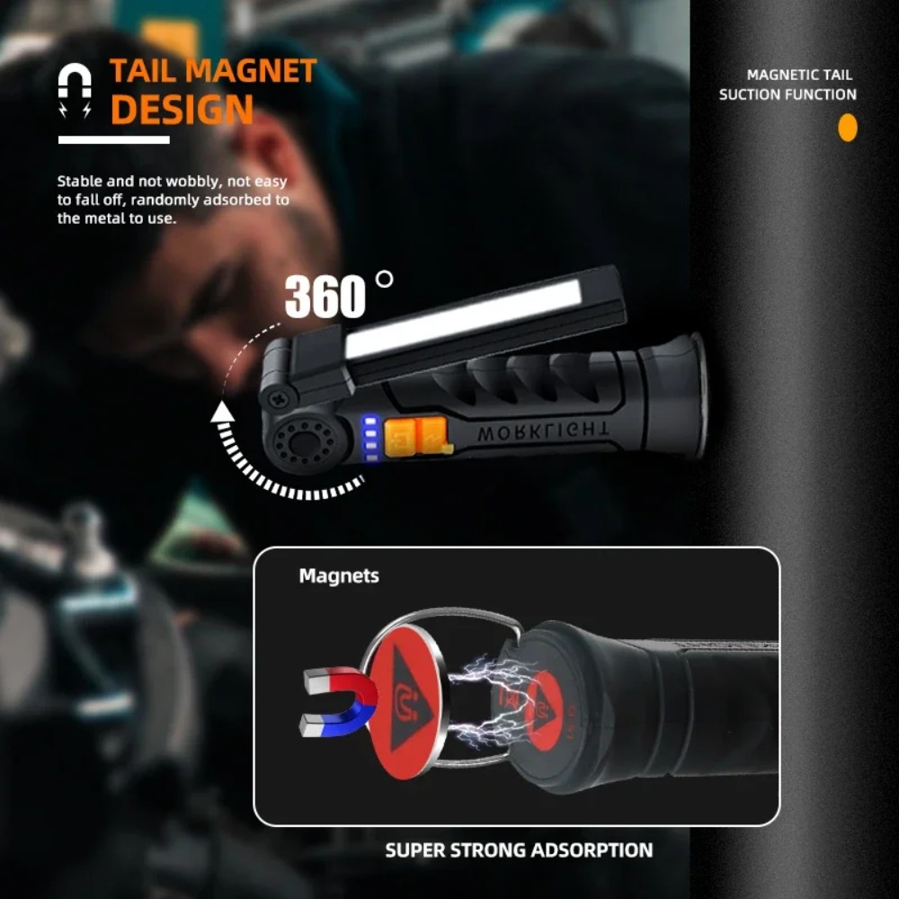 야외 캠핑을 위한 내장 배터리가 있는 자기 비상 작업  - Outdoor Camping Accessories 리뷰 및 가격