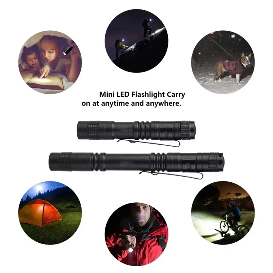 미니 휴대용 LED 손전등 포켓 울트라 브라이트 고광량 - Outdoor Camping Decor 리뷰 및 가격