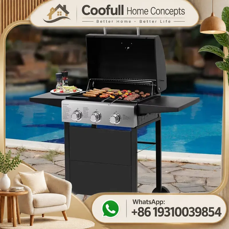 프로판 가스 그릴, 사이드 버너, 접이식 금속 테이블, - Outdoor Camping Cooking Table 리뷰 및 가격