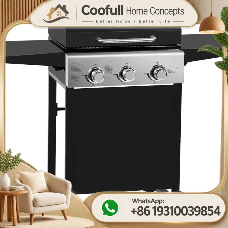 프로판 가스 그릴, 사이드 버너, 접이식 금속 테이블, - Outdoor Camping Cooking Table 리뷰 및 가격