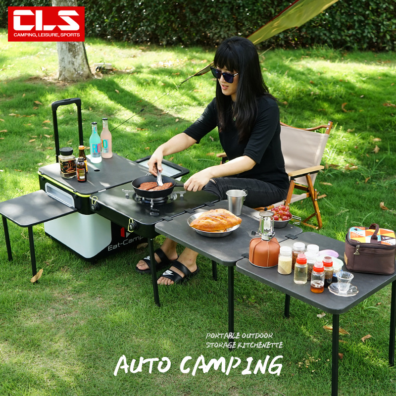 휴대용 이동식 캠핑 키친 테이블, 접이식 야외 조리대  - Outdoor Camping Cooking Table 리뷰 및 가격