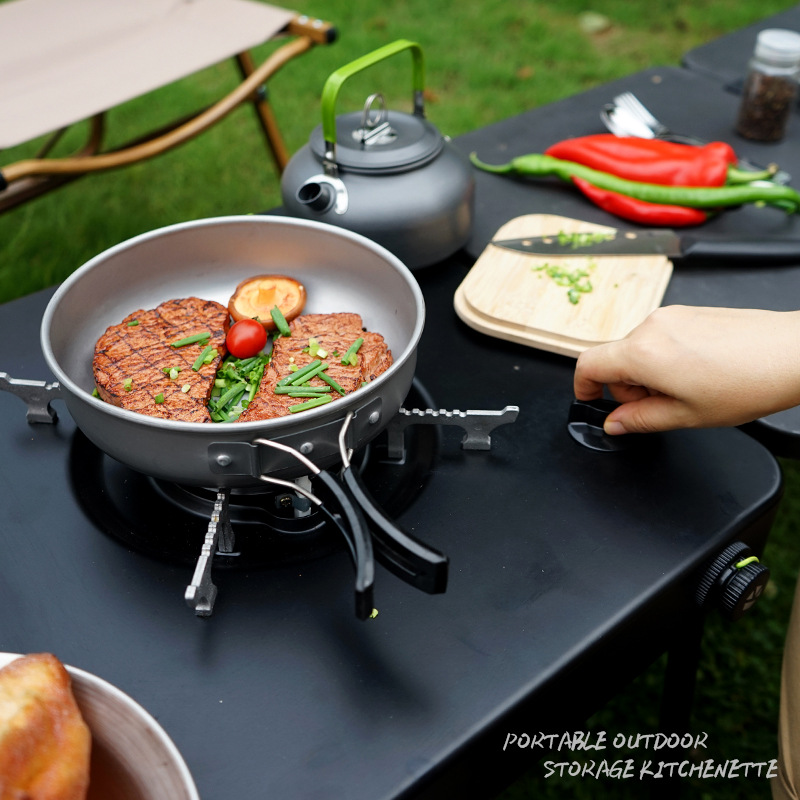 휴대용 이동식 캠핑 키친 테이블, 접이식 야외 조리대  - Outdoor Camping Cooking Table 리뷰 및 가격