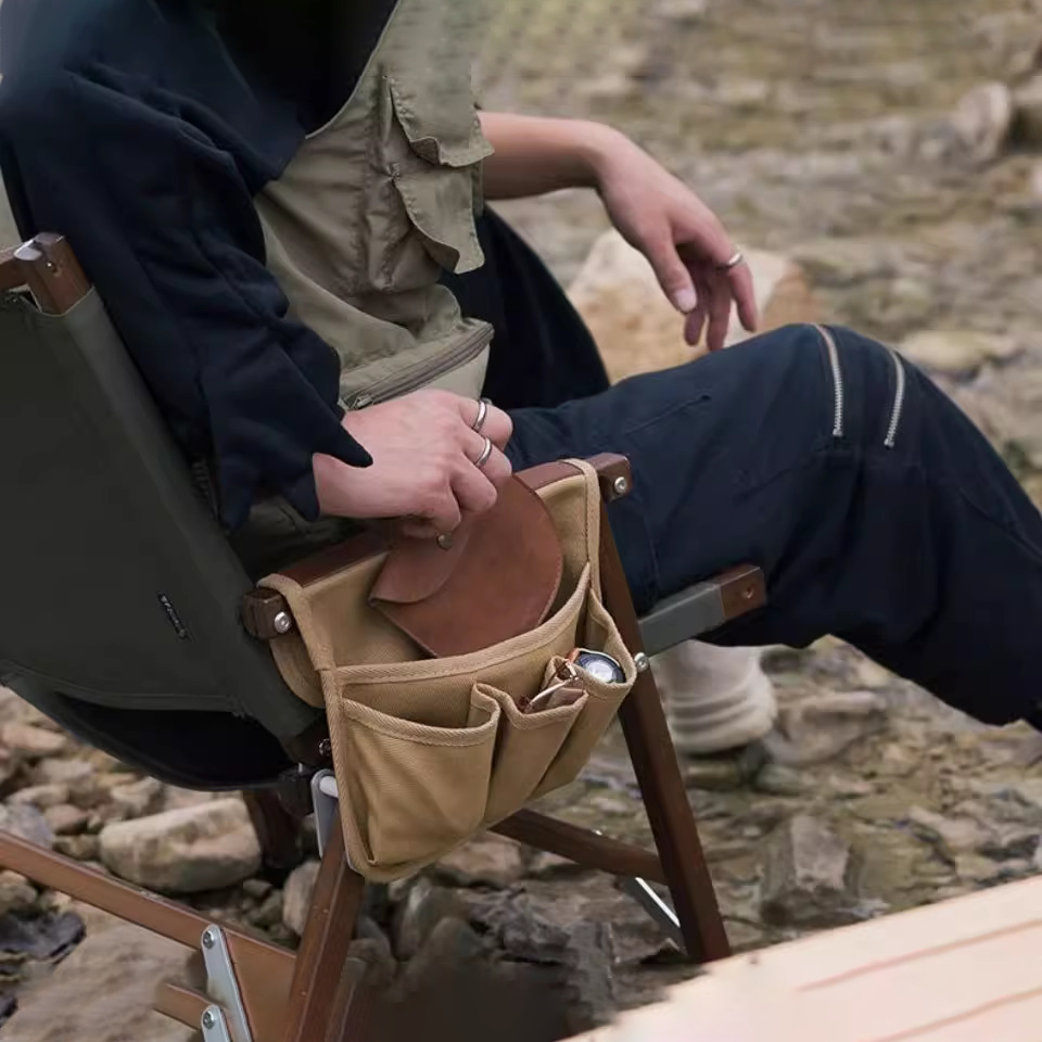 1×캠핑 의자 팔걸이 보관 가방 야외 휴대용 의자 측면 - Outdoor Camping Hammock Chair 리뷰 및 가격