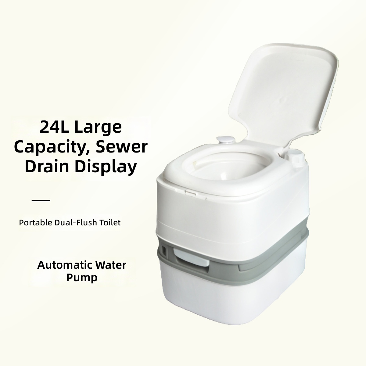 휴대용 변기 24L, 쓰레기 확인 가능, RV 캠핑,  - Portable Camp Toilet 리뷰 및 가격