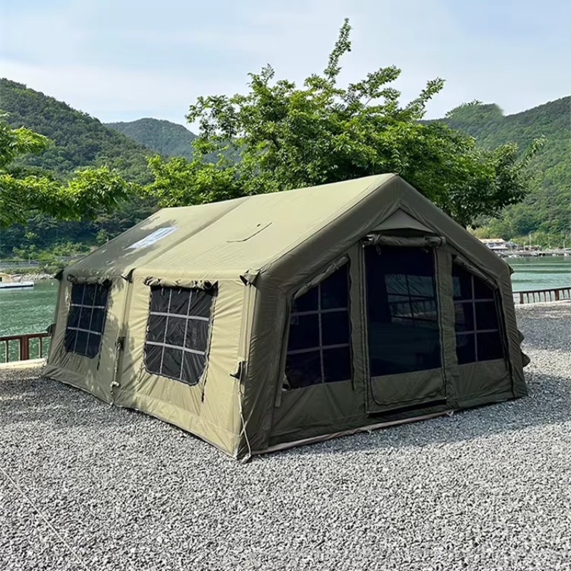 야외용 완전 자동 팽창식 텐트 옥스포드 4계절 내구성  - Outdoor Camping Inflatable Tent 리뷰 및 가격