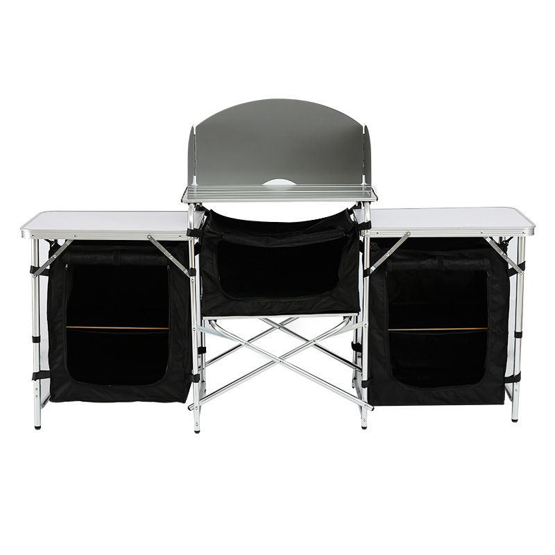 현대식 다기능 알루미늄 접이식 캠핑 테이블 휴대용 피크 - Outdoor Camping Cooking Table 리뷰 및 가격