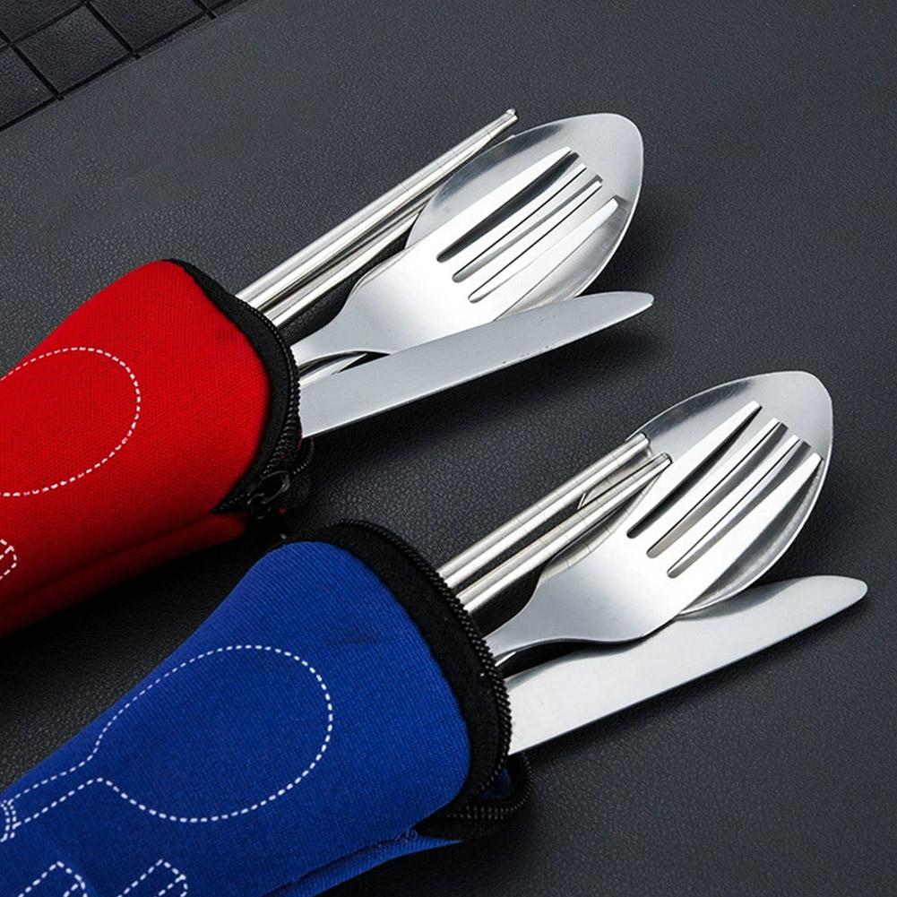 피크닉 세트 식기류 지퍼로 세척 가능한 여행용 수저 세 - Camp Utensil Set 리뷰 및 가격
