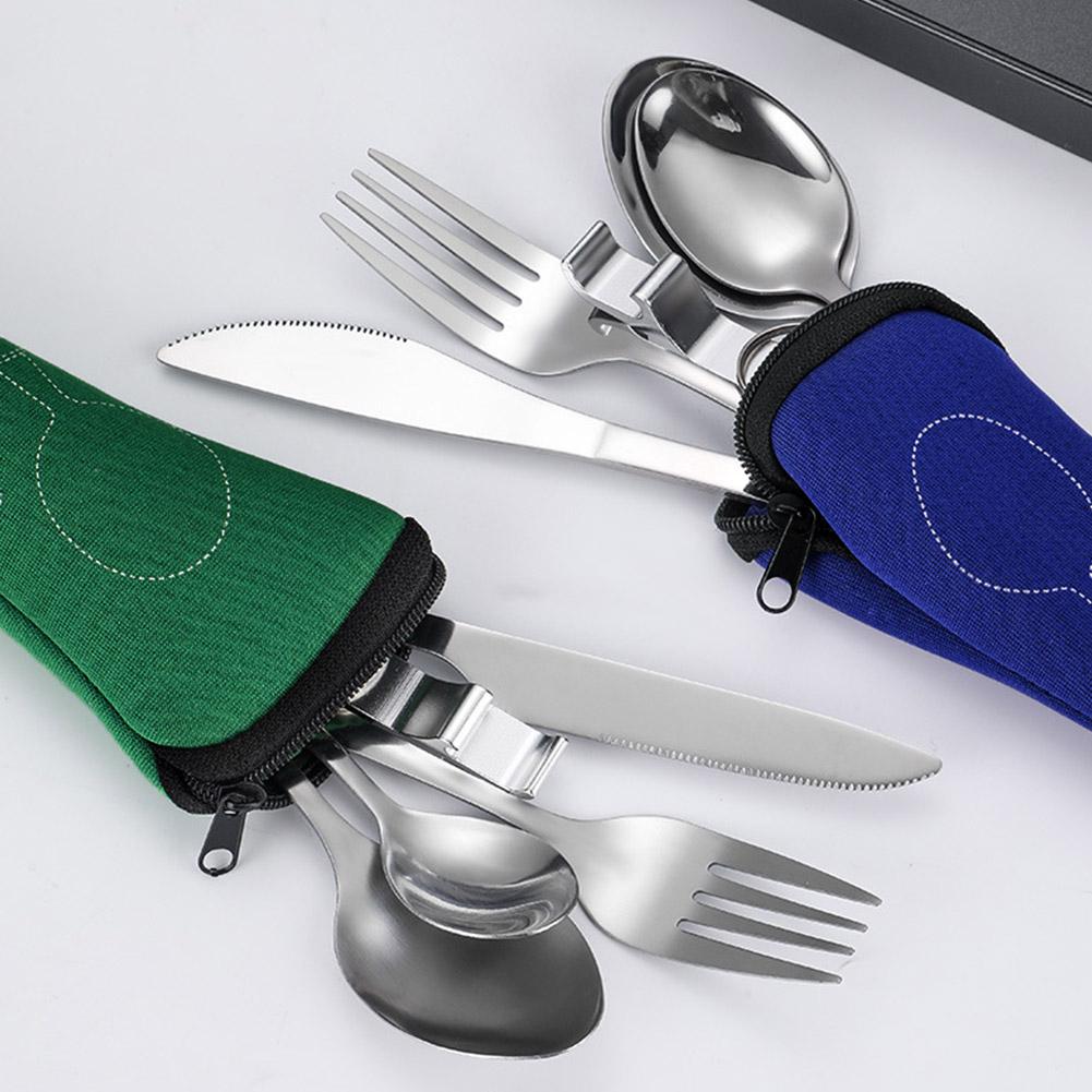 피크닉 세트 식기류 지퍼로 세척 가능한 여행용 수저 세 - Camp Utensil Set 리뷰 및 가격