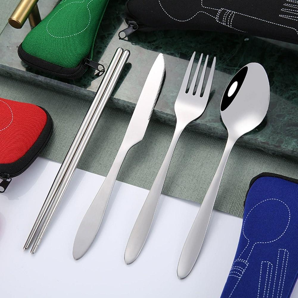피크닉 세트 식기류 지퍼로 세척 가능한 여행용 수저 세 - Camp Utensil Set 리뷰 및 가격