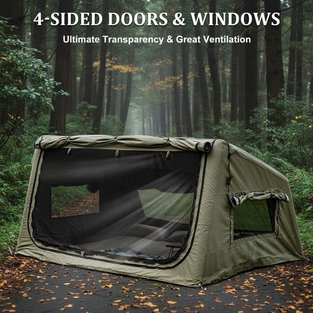 야외 자동 팽창식 캠핑 텐트 캠프 파티 사계절 방수 난 - Outdoor Camping Inflatable Tent 리뷰 및 가격
