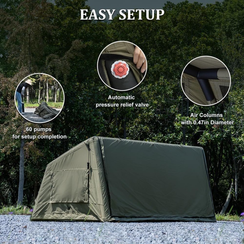 야외 자동 팽창식 캠핑 텐트 캠프 파티 사계절 방수 난 - Outdoor Camping Inflatable Tent 리뷰 및 가격