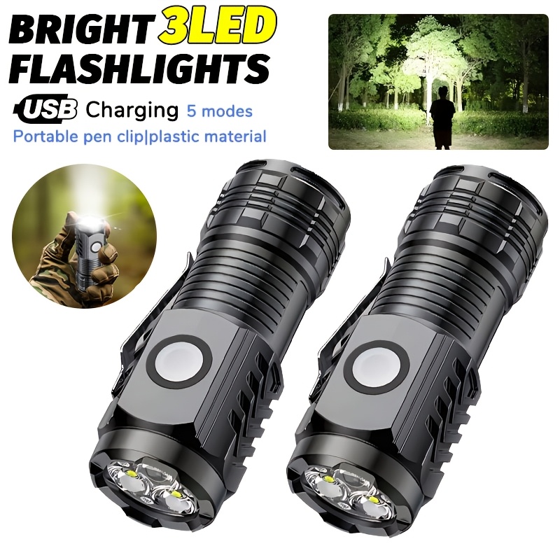 휴대용 미니 LED 손전등 강력한 손가락 끝 토치 야외 - Outdoor Camping Decor 리뷰 및 가격