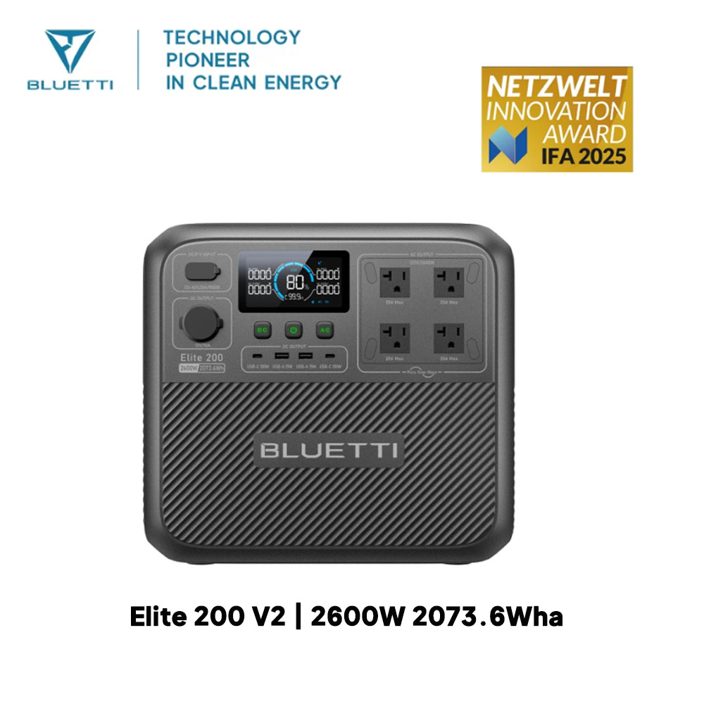 【리뉴얼】BLUETTI Elite 200 V2 휴대용  - Outdoor Camping Oven 리뷰 및 가격