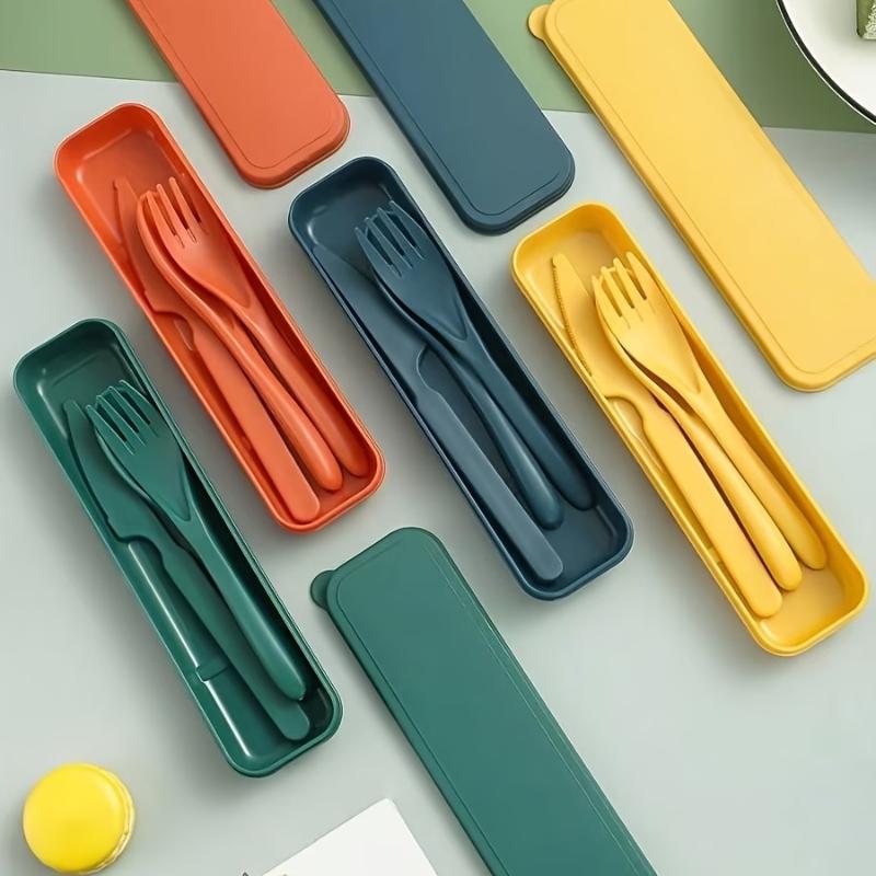 밀짚 수저 세트 나이프 포크 스푼 보관 케이스 포함 캠 - Camp Utensil Set 리뷰 및 가격