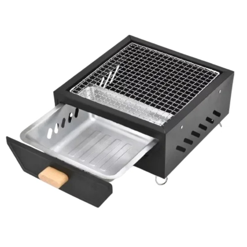 휴대용 테이블탑 캠핑 숯불 그릴 (분리형 재받이 서랍  - Outdoor Camping Stove 리뷰 및 가격