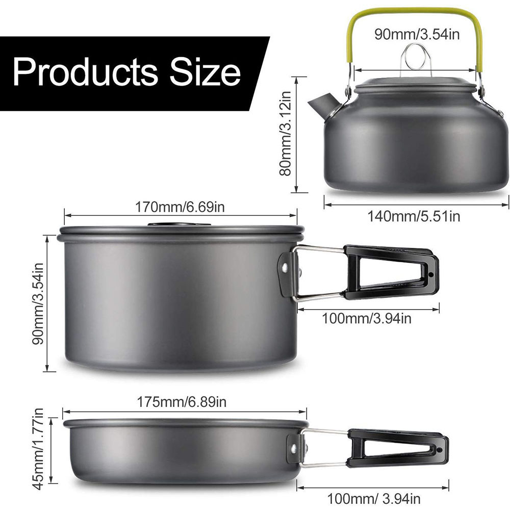 알루미늄 합금 소재로 제작된 야외 캠핑 조리기구 세트, - Camp Utensil Set 리뷰 및 가격